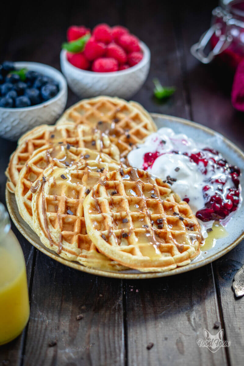 Waffeln ohne Zucker – fluffig & knusprig Waffeln ohne Zucker – fluffig & knusprig