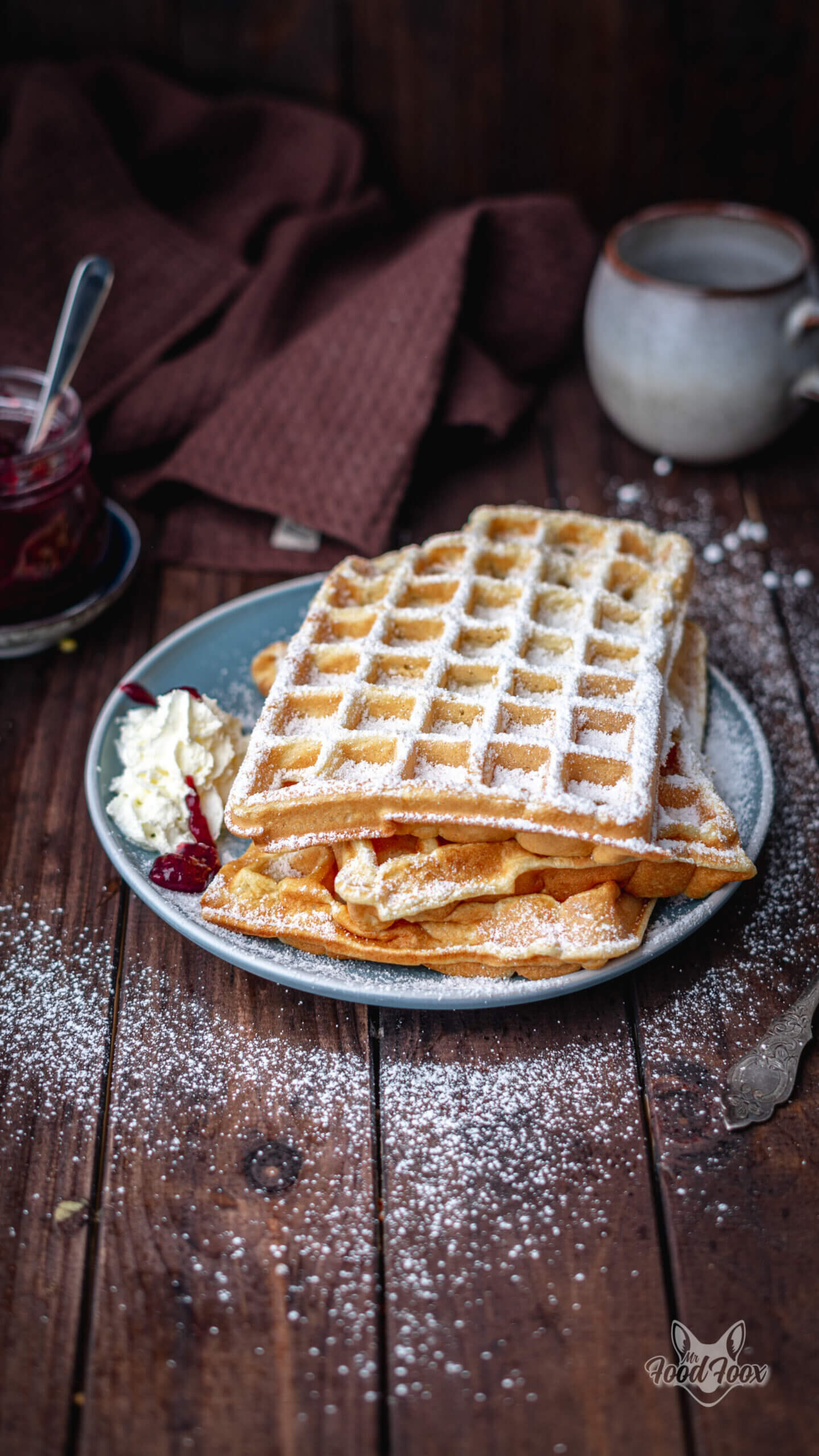 Belgische Waffeln – knusprig & proteinreich Belgische Waffeln – knusprig & proteinreich