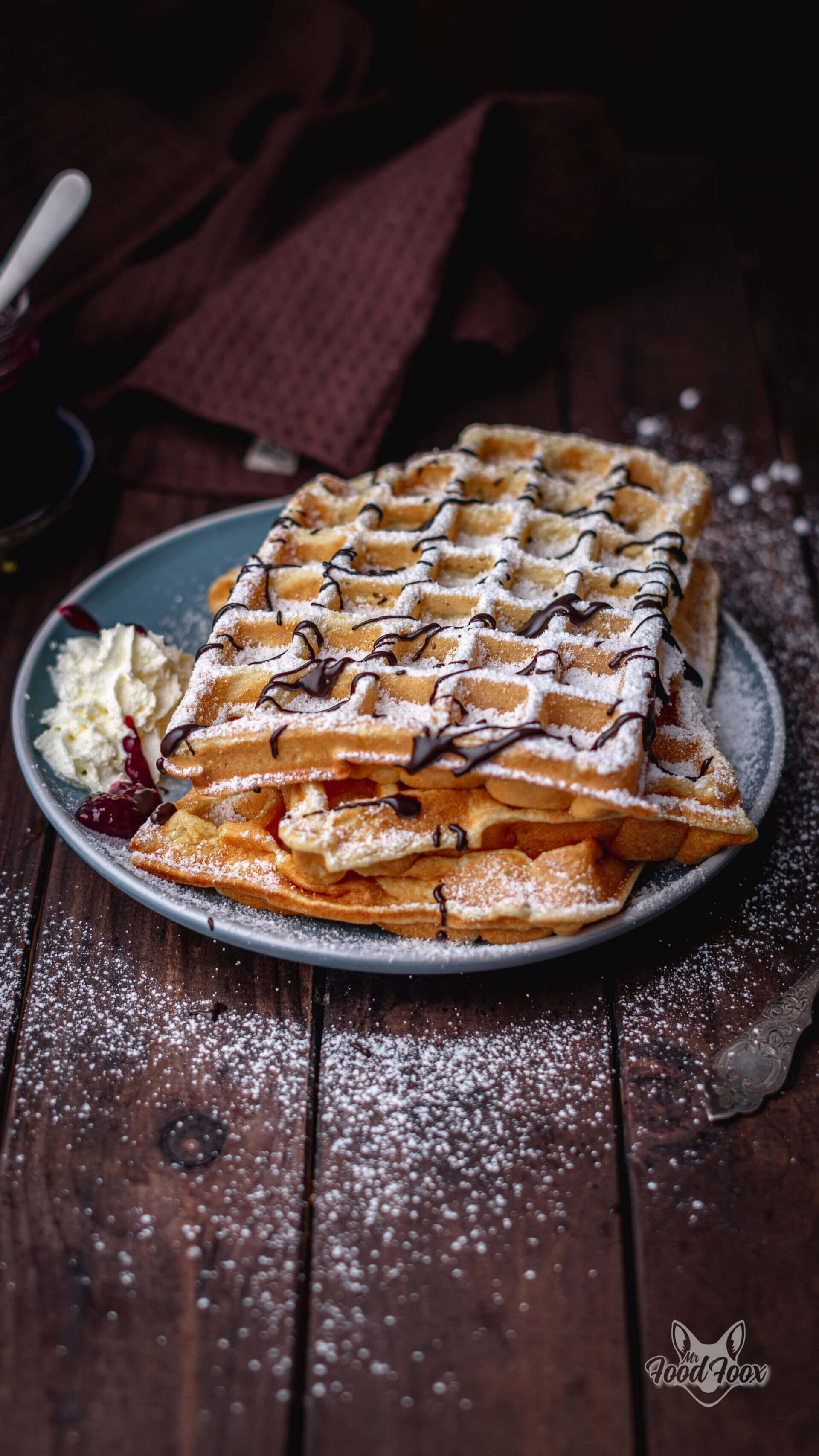 Belgische Waffeln – knusprig &amp; proteinreich