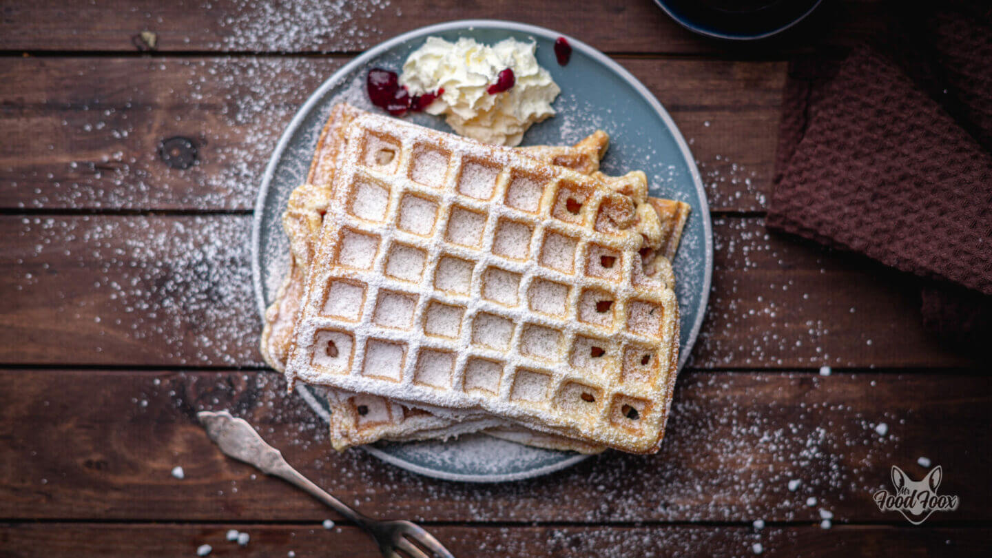 Belgische Waffeln – knusprig & proteinreich Belgische Waffeln – knusprig & proteinreich