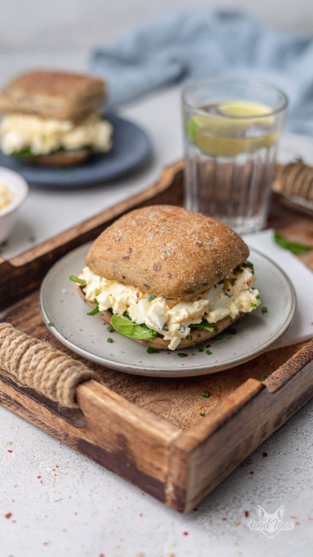 Low Carb Eiersalat ohne Mayo mit Schnittlauch selber machen