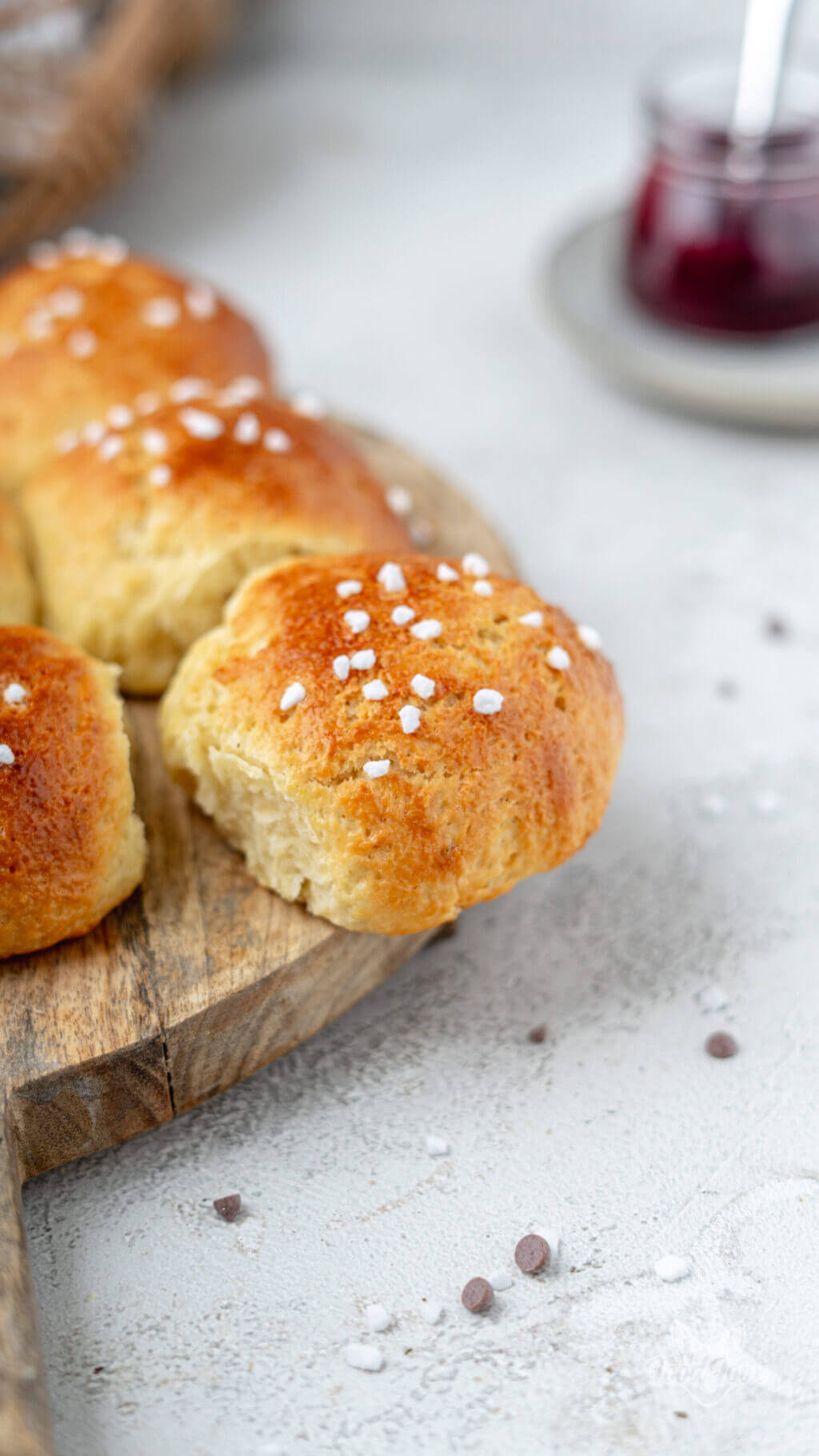 Süße Brötchen (Milchbrötchen) - Food Foox