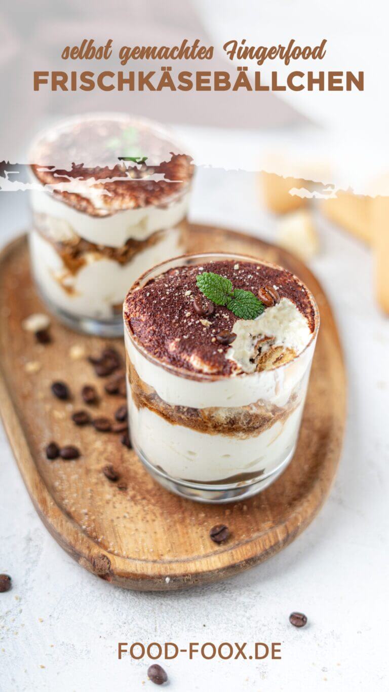 Collage für das Rezept "Tiramisu im Glas - selber machen" zum Teilen auf Pinterest