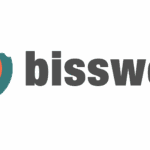 Logo von bisswert.de: ein angebissener Keks mit Stern neben dem Schriftzug bisswert